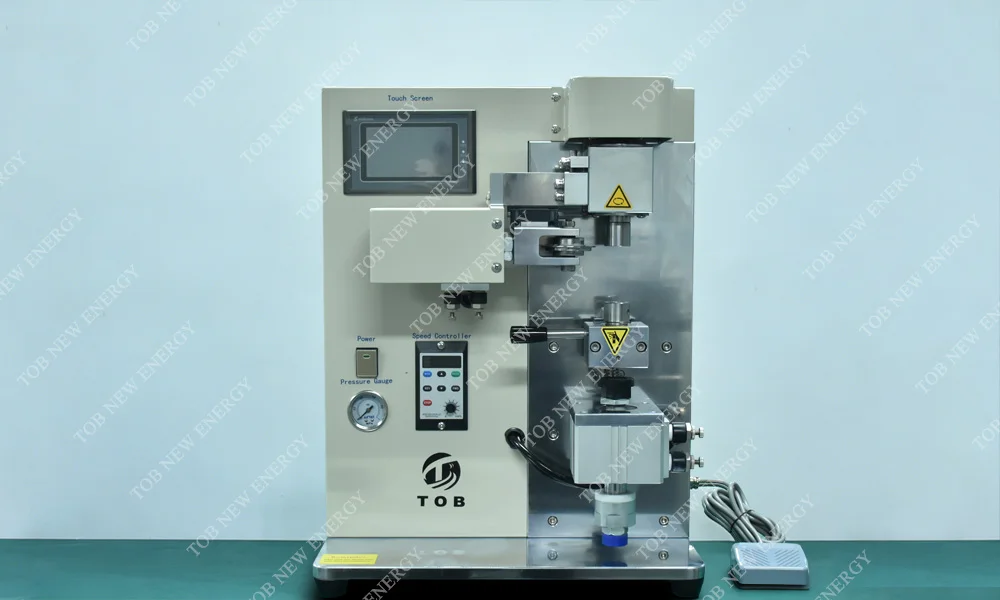 立式圆柱电池滚槽机