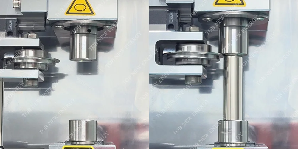 立式圆柱电池滚槽机